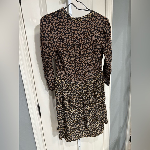 Maeve by Anthropologie Juno Leopard Animal Print Dress Size XS - Picture 3 of 5